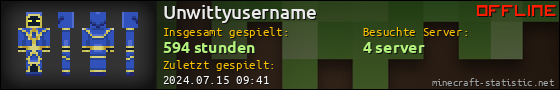 Benutzerleisten 560x90 für Unwittyusername