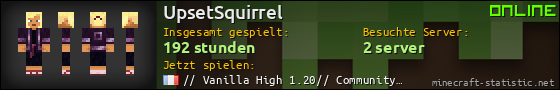 Benutzerleisten 560x90 für UpsetSquirrel