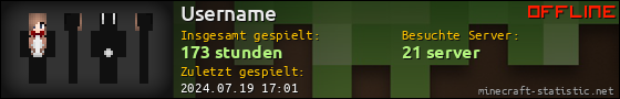 Benutzerleisten 560x90 für Username
