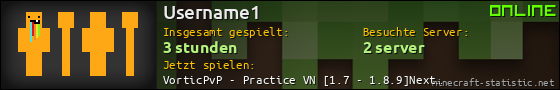 Benutzerleisten 560x90 für Username1