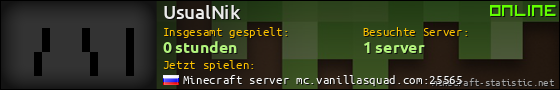 Benutzerleisten 560x90 für UsualNik