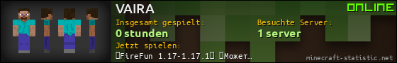 Benutzerleisten 560x90 für VAIRA