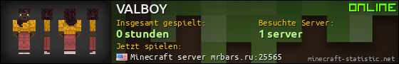 Benutzerleisten 560x90 für VALBOY
