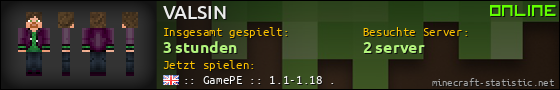 Benutzerleisten 560x90 für VALSIN