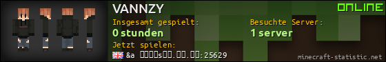 Benutzerleisten 560x90 für VANNZY