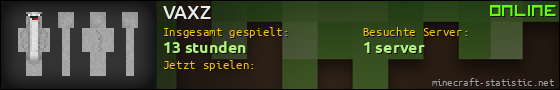 Benutzerleisten 560x90 für VAXZ