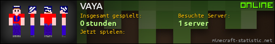 Benutzerleisten 560x90 für VAYA