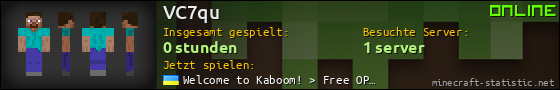 Benutzerleisten 560x90 für VC7qu