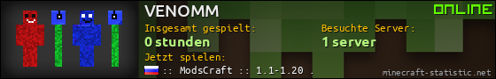 Benutzerleisten 560x90 für VENOMM