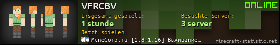 Benutzerleisten 560x90 für VFRCBV