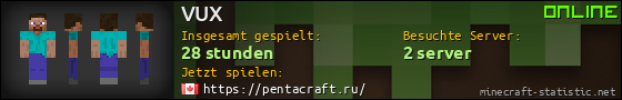 Benutzerleisten 560x90 für VUX