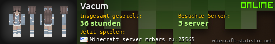 Benutzerleisten 560x90 für Vacum