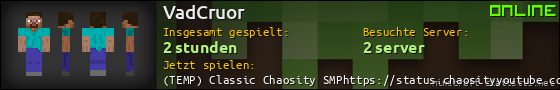 Benutzerleisten 560x90 für VadCruor