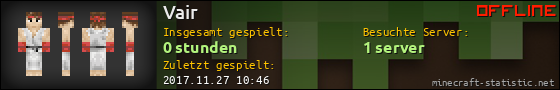 Benutzerleisten 560x90 für Vair