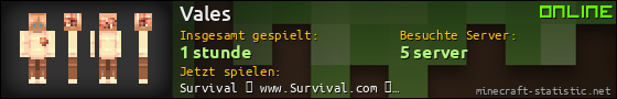 Benutzerleisten 560x90 für Vales