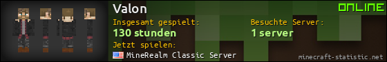 Benutzerleisten 560x90 für Valon