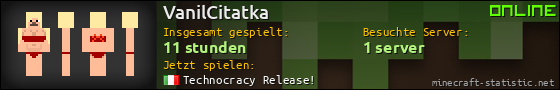 Benutzerleisten 560x90 für VanilCitatka