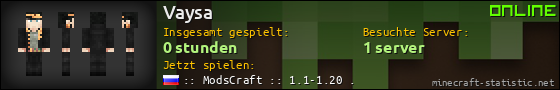 Benutzerleisten 560x90 für Vaysa