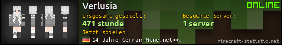 Benutzerleisten 560x90 für Verlusia