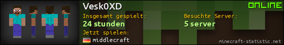 Benutzerleisten 560x90 für Vesk0XD
