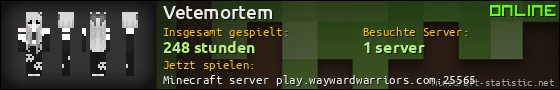 Benutzerleisten 560x90 für Vetemortem