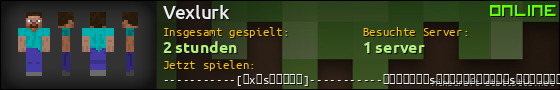 Benutzerleisten 560x90 für Vexlurk