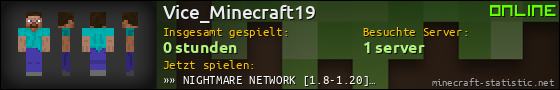 Benutzerleisten 560x90 für Vice_Minecraft19