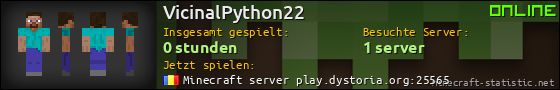 Benutzerleisten 560x90 für VicinalPython22