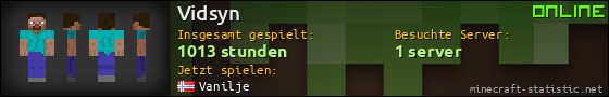 Benutzerleisten 560x90 für Vidsyn