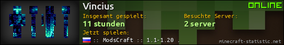 Benutzerleisten 560x90 für Vincius