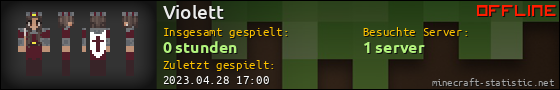 Benutzerleisten 560x90 für Violett