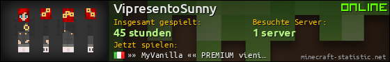 Benutzerleisten 560x90 für VipresentoSunny