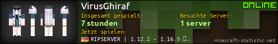 Benutzerleisten 560x90 für VirusGhiraf