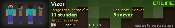 Benutzerleisten 560x90 für Vizor