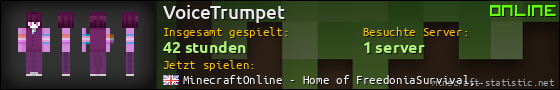 Benutzerleisten 560x90 für VoiceTrumpet