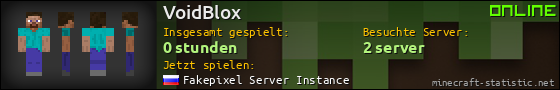 Benutzerleisten 560x90 für VoidBlox