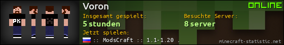 Benutzerleisten 560x90 für Voron