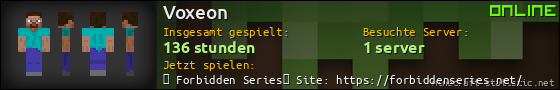 Benutzerleisten 560x90 für Voxeon