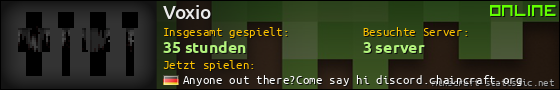 Benutzerleisten 560x90 für Voxio