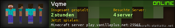 Benutzerleisten 560x90 für Vqme