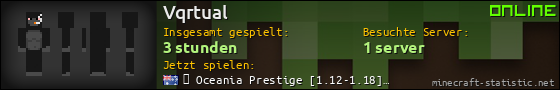 Benutzerleisten 560x90 für Vqrtual