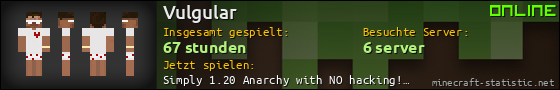 Benutzerleisten 560x90 für Vulgular