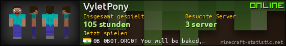 Benutzerleisten 560x90 für VyletPony