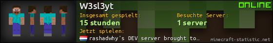 Benutzerleisten 560x90 für W3sl3yt