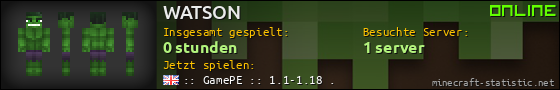 Benutzerleisten 560x90 für WATSON