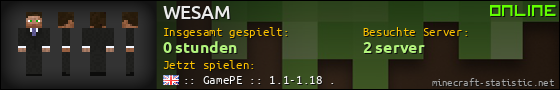 Benutzerleisten 560x90 für WESAM