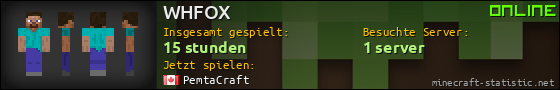 Benutzerleisten 560x90 für WHFOX