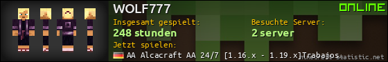 Benutzerleisten 560x90 für WOLF777