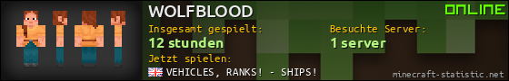 Benutzerleisten 560x90 für WOLFBLOOD