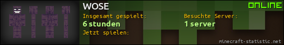 Benutzerleisten 560x90 für WOSE